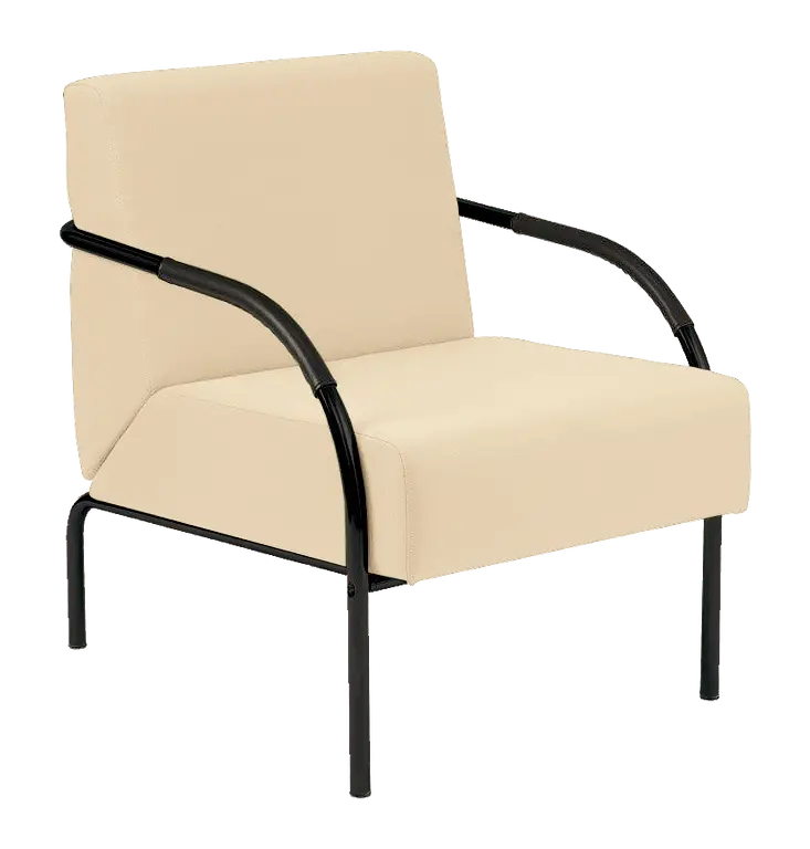 SPA 1 černý lak, látka SUE S 1219 - látka krémová